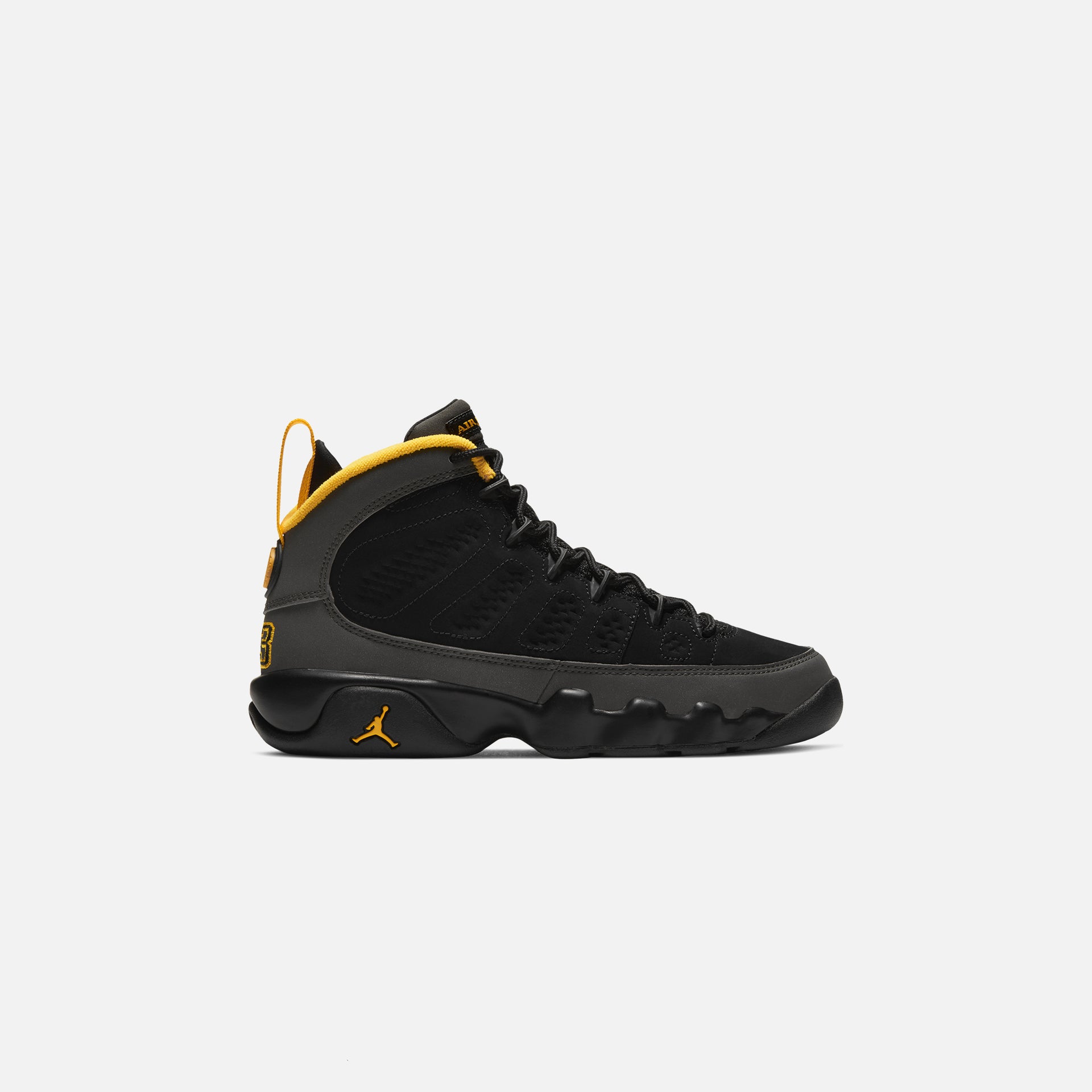 Nike GS Air Jordan 9 Retro - Black / University Gold / Dark
