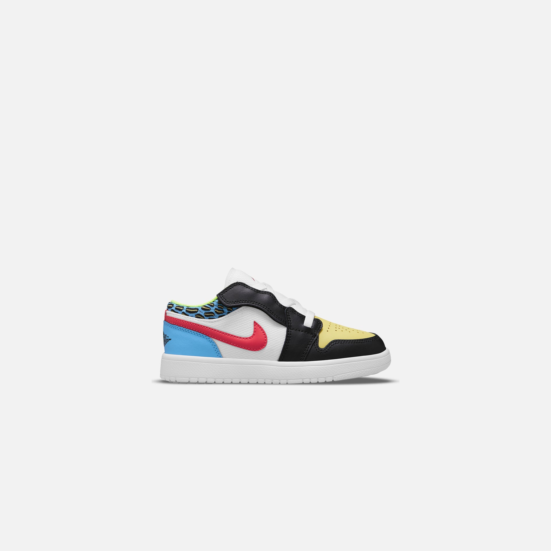 Nike Pre-School Air Jordan 1 Low - Black / White / Coast / Light Fusion Red