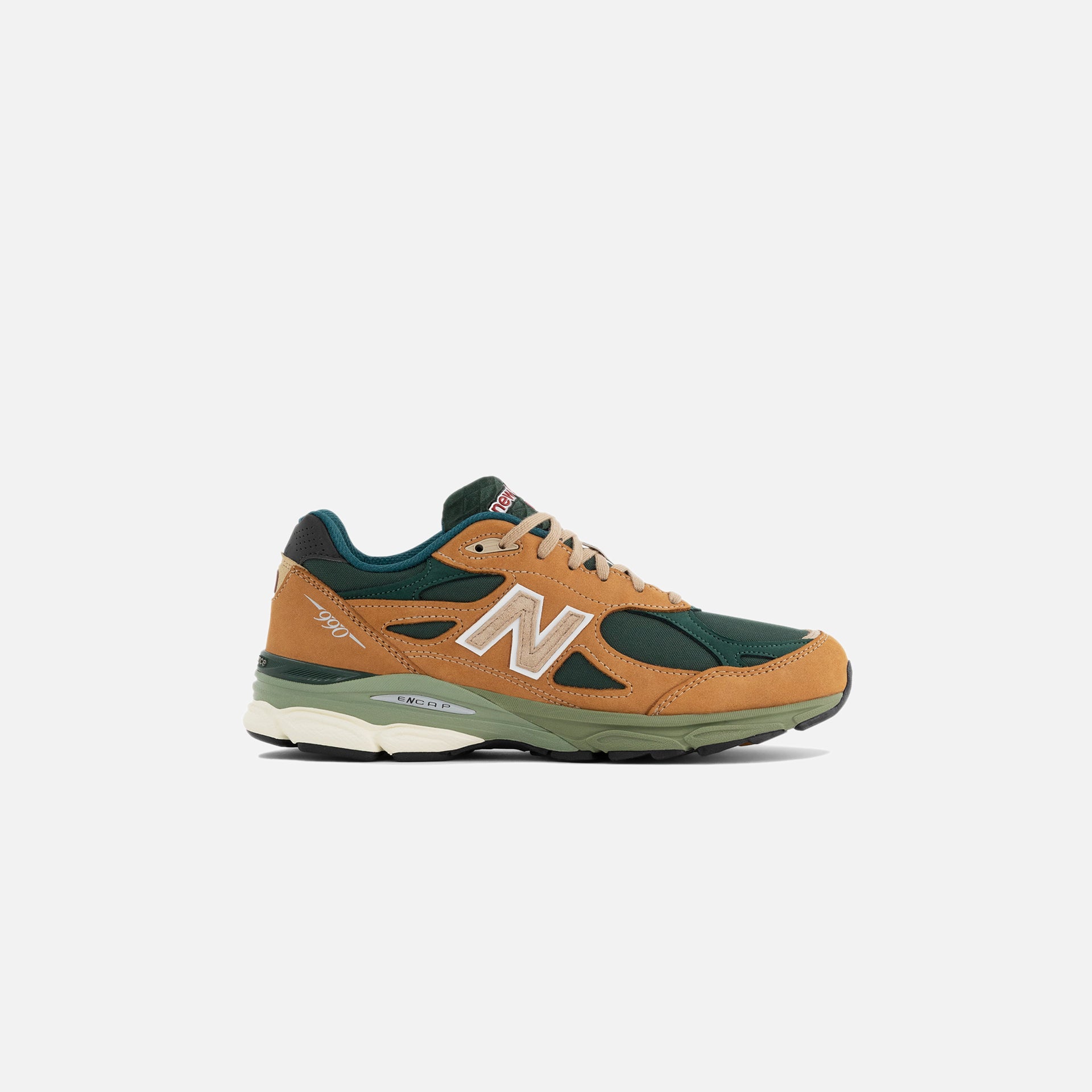 New Balance Made in USA 990 v3 - Tan / Green