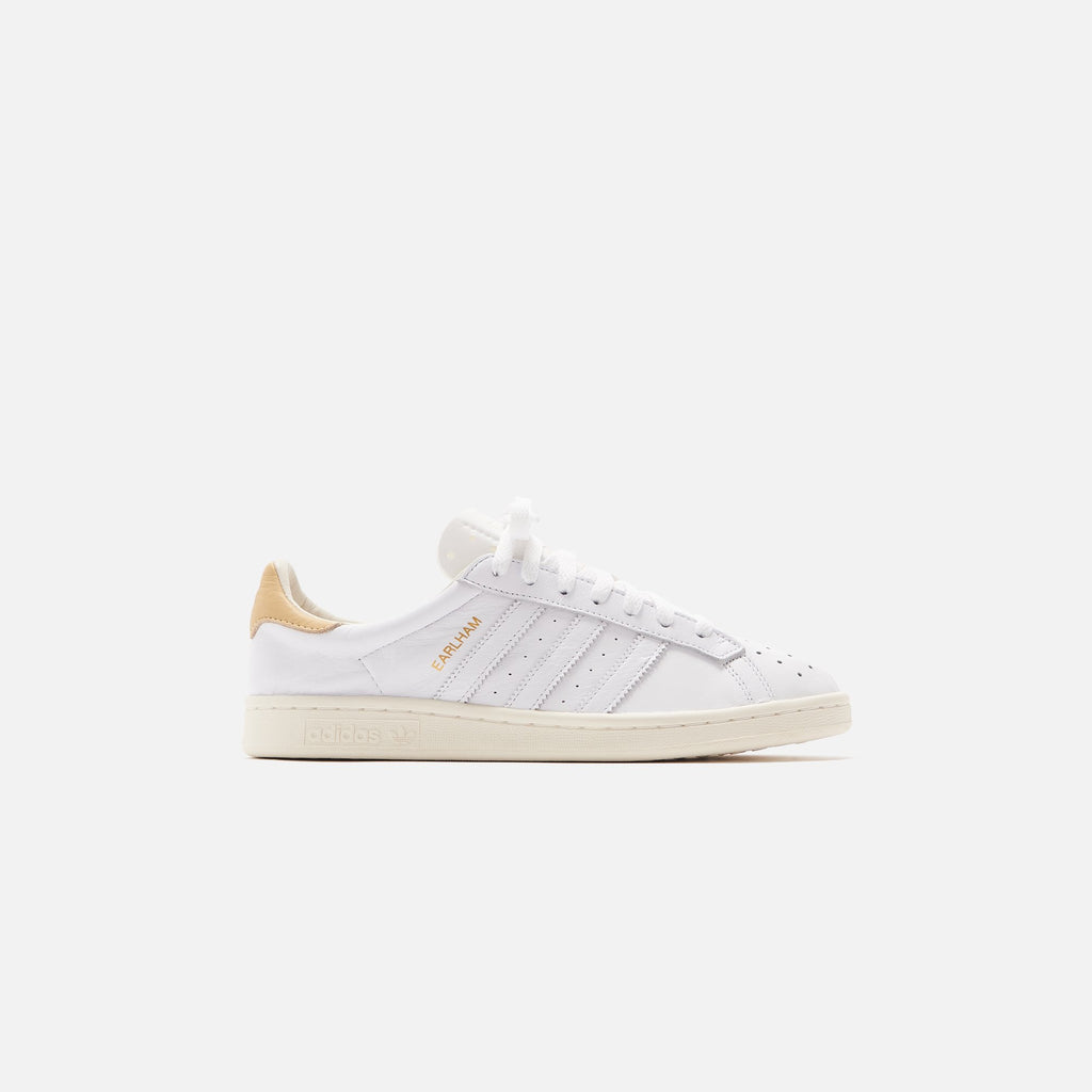 adidas Originals Earlham - White / Off White / Gold Metallic – Kith