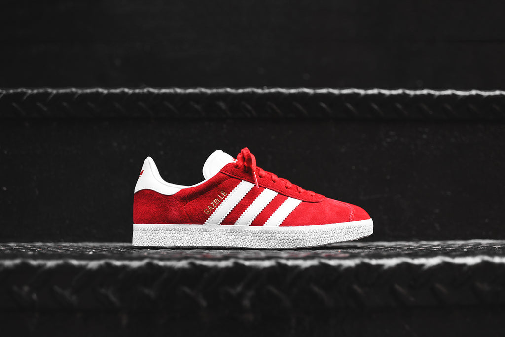 adidas Originals Gazelle - Red / White – Kith