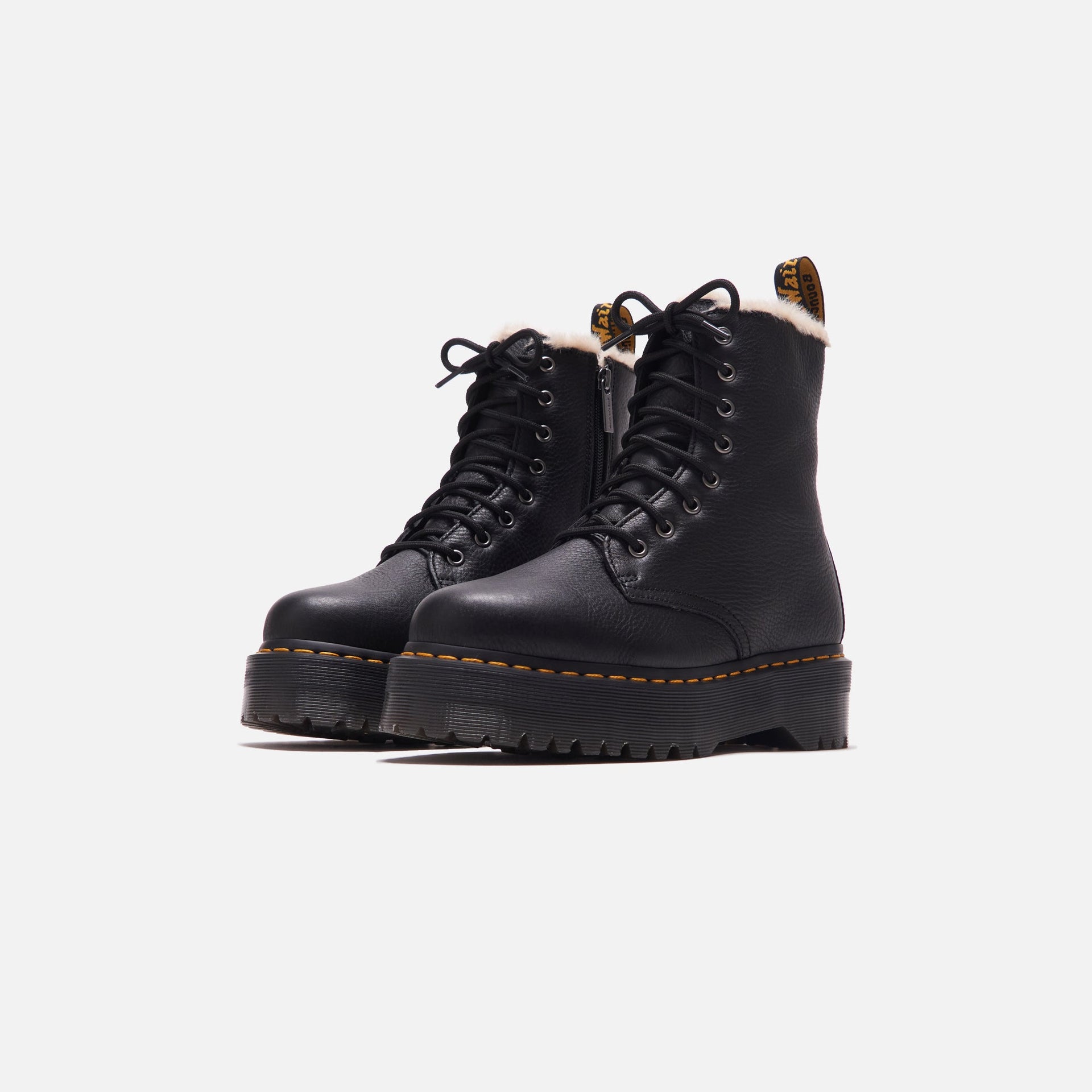 Dr. Martens Jadon Fur Lined Pisa - Black