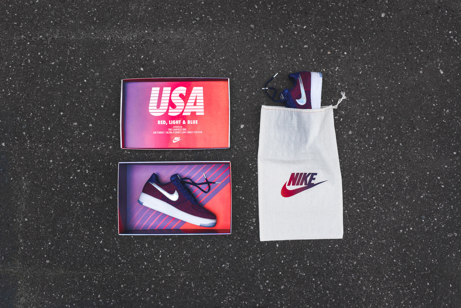 Nike Air Force 1 Ultra Flyknit Low PRM - USA Family Edition