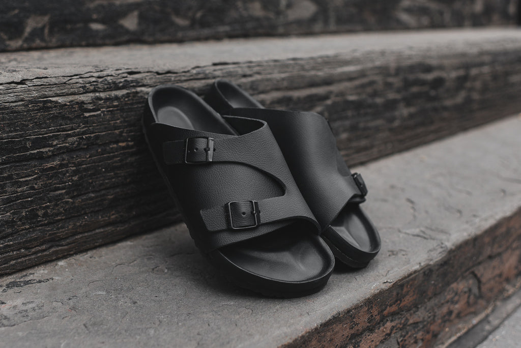 Birkenstock Zurich Exquisite Premium - Blackout Leather – Kith