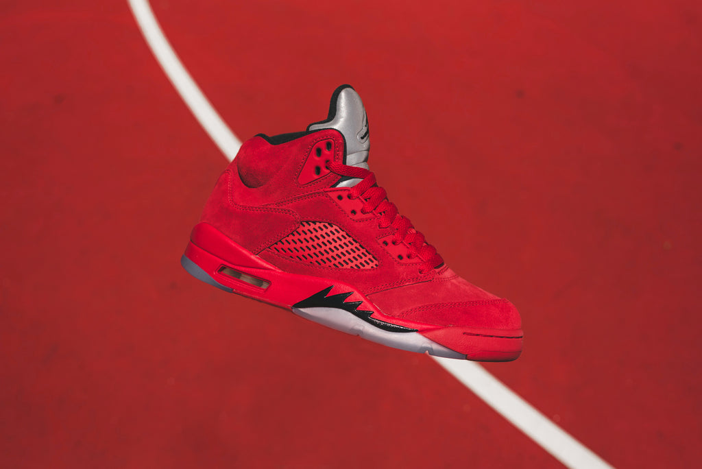 Nike Air Jordan 5 - University Red / Black – Kith