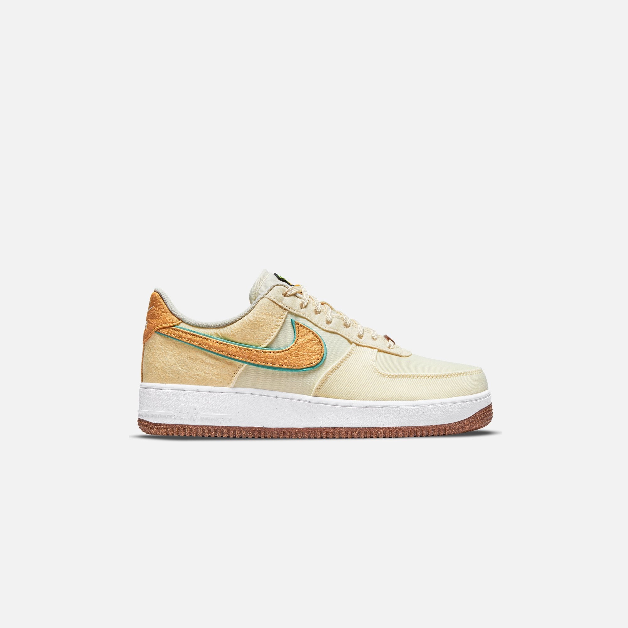 Nike Air Force 1 '07 PRM - Coconut Milk / Metallic Gold / Green – Kith