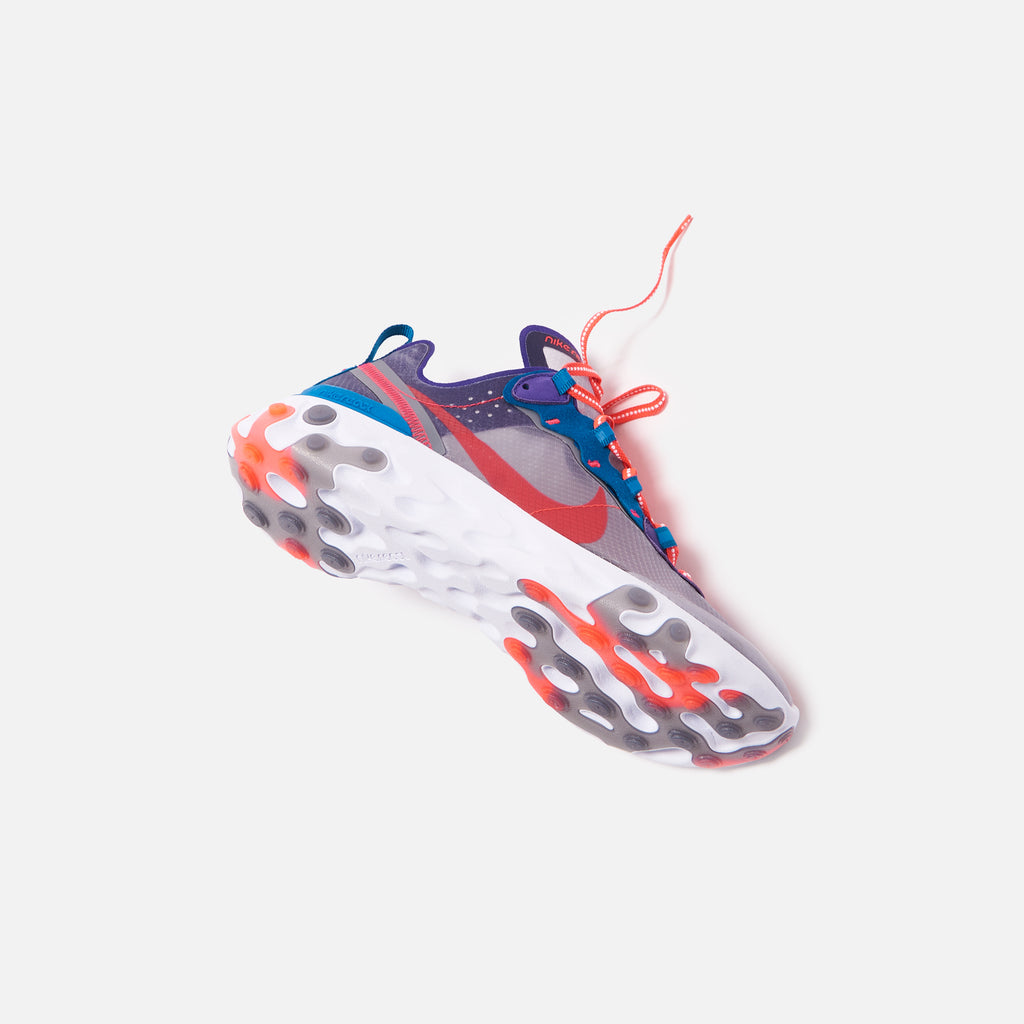 Nike React Element 87 - Black / Red Orbit / White / Green Abyss â Kith