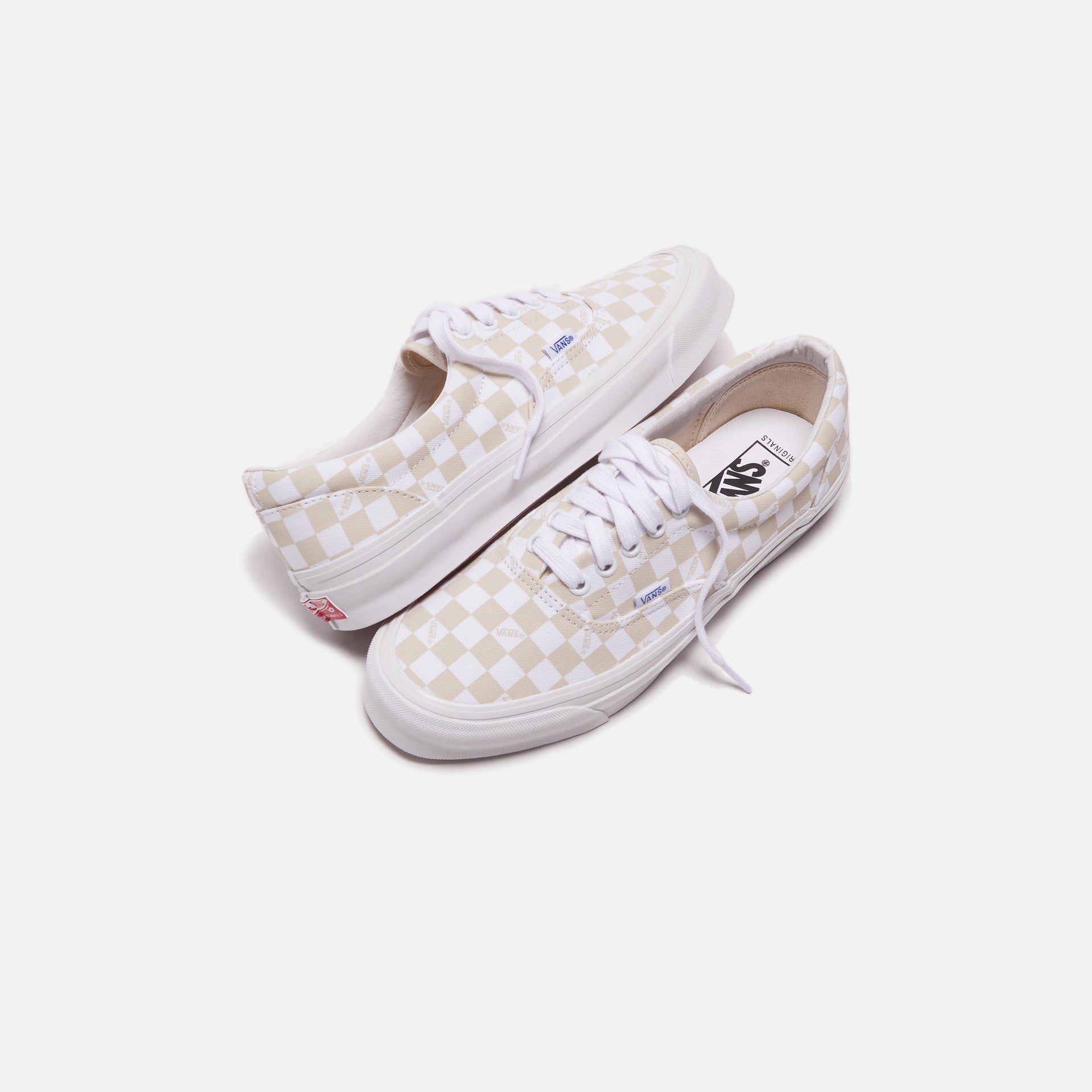 Vans U Og Era Lx Checkerboard - Logo / Turtledove