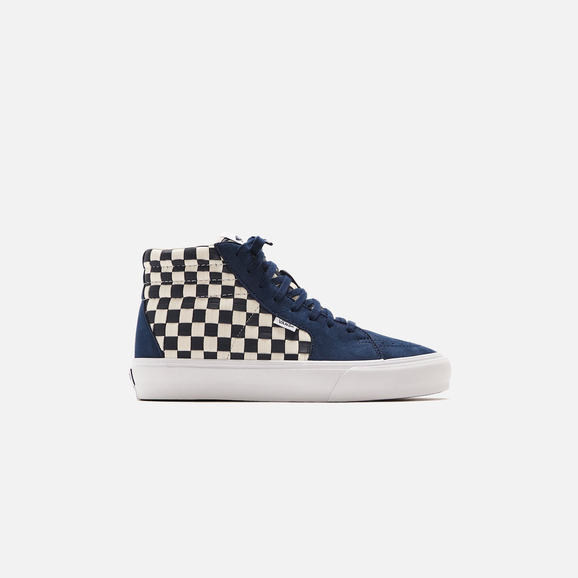 Vans Style 38 VLT LX (Leather Woven) - Dress Blues / Blanc