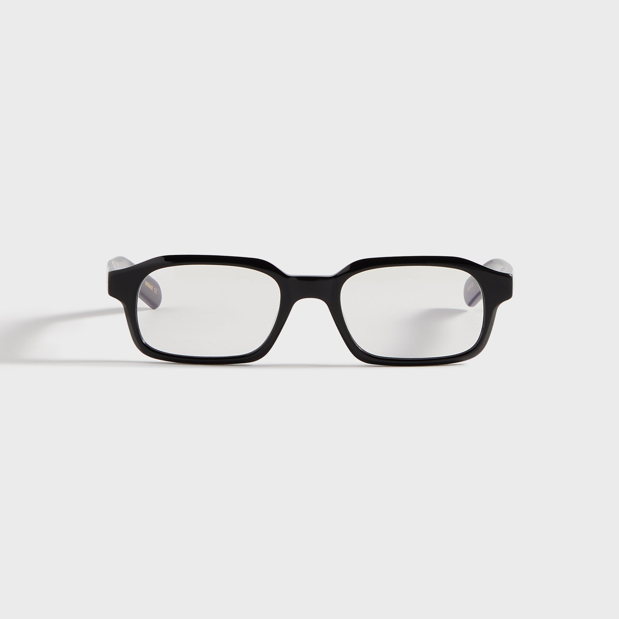 FLATLIST HANKY サングラス Flatlist Hanky Sunglasses - Solid Black / Clear Blue Light – Kith
