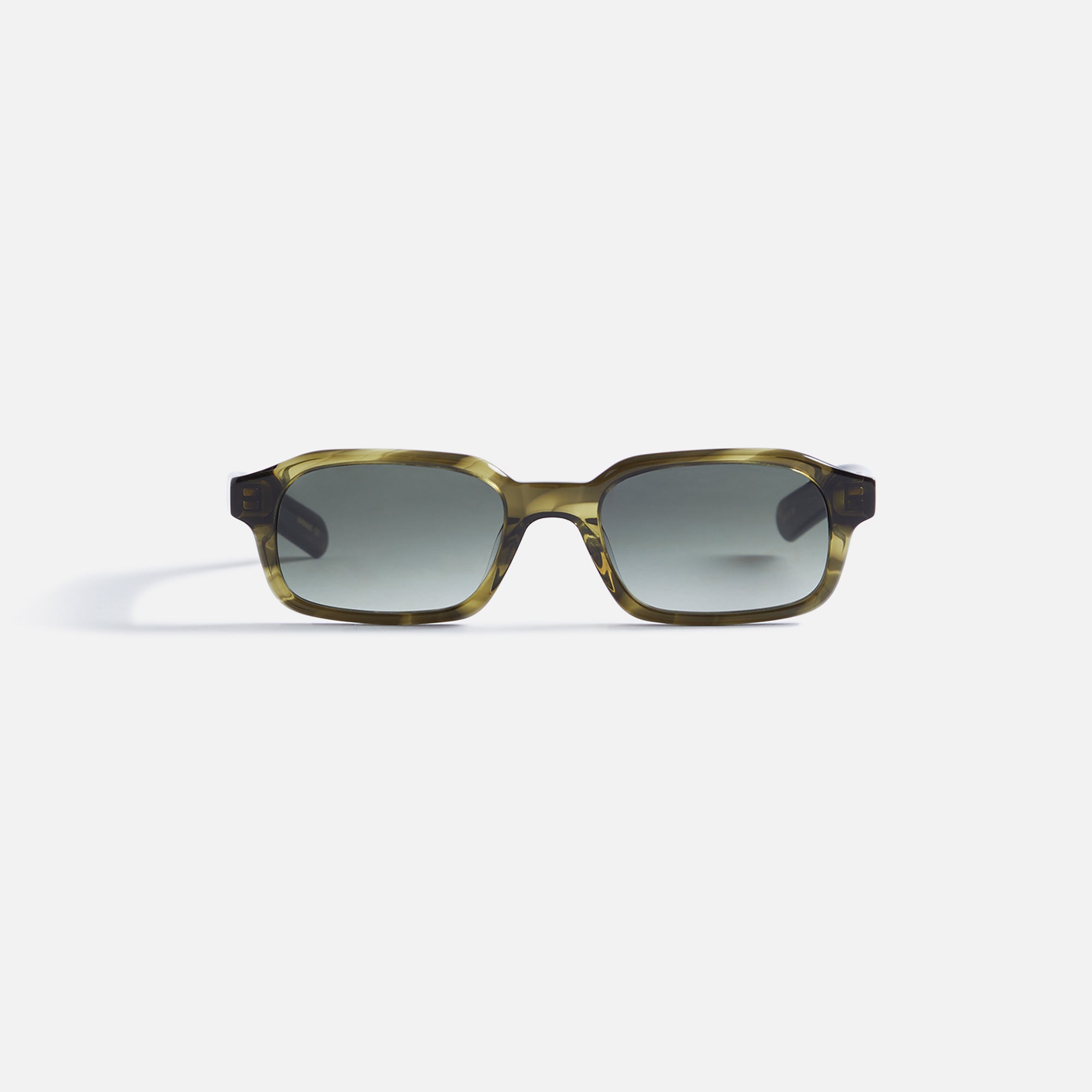 Flatlist Hanky Sunglasses - Olive Horn / Olive Gradient Lens – Kith