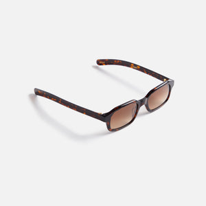 Flatlist Hanky Sunglasses - Dark Tortoise / Brown Gradient Lens