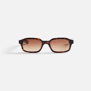Flatlist Hanky KLEIN Sunglasses - Dark Tortoise / Brown Gradient Lens