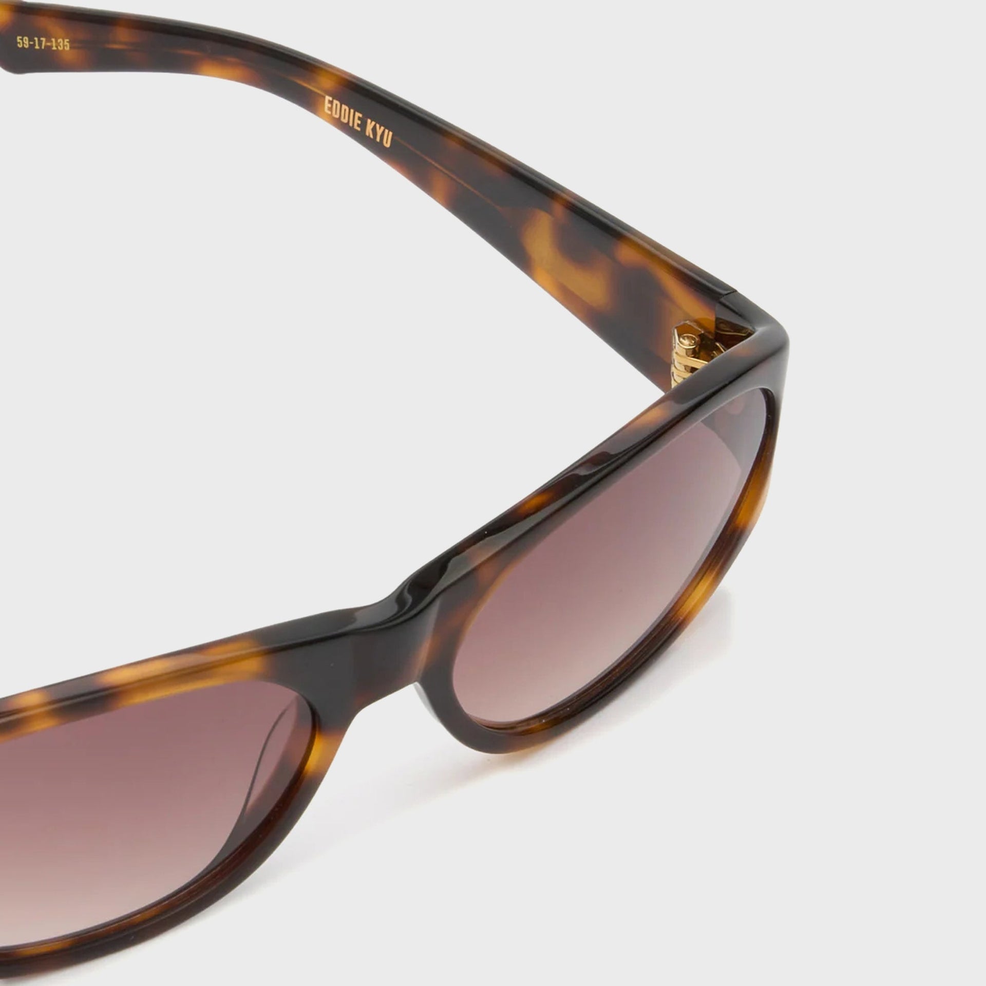 Flatlist Eddie Kyu Sunglasses - Dark Tortoise / Brown Gradient Lens