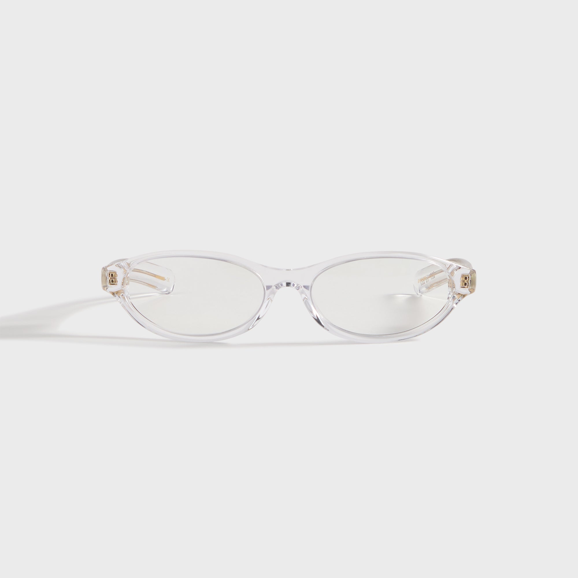 Flatlist Olympia Sunglasses - Clear Crystal / Clear Blue Light – Kith