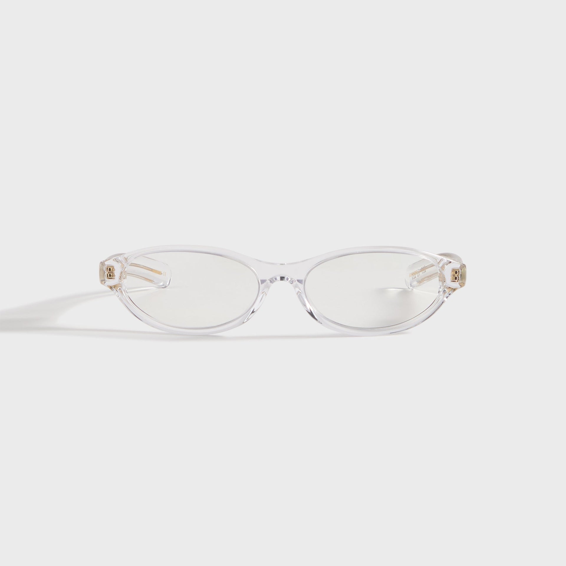Flatlist Olympia Sunglasses - Clear Crystal / Clear Blue Light
