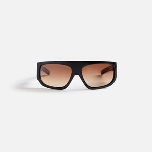 Flatlist Farah Sunglasses - Solid Black / Brown Gradient Lens
