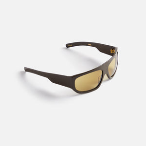 Flatlist Farah Sunglasses - Solid Army Green / Smoked Olive Lens