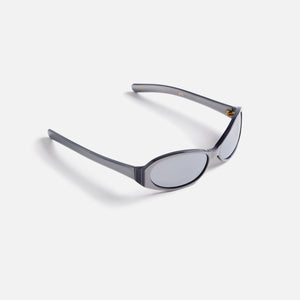 Flatlist Opel Sunglasses - Metallic Silver / Silver Reflective Lens