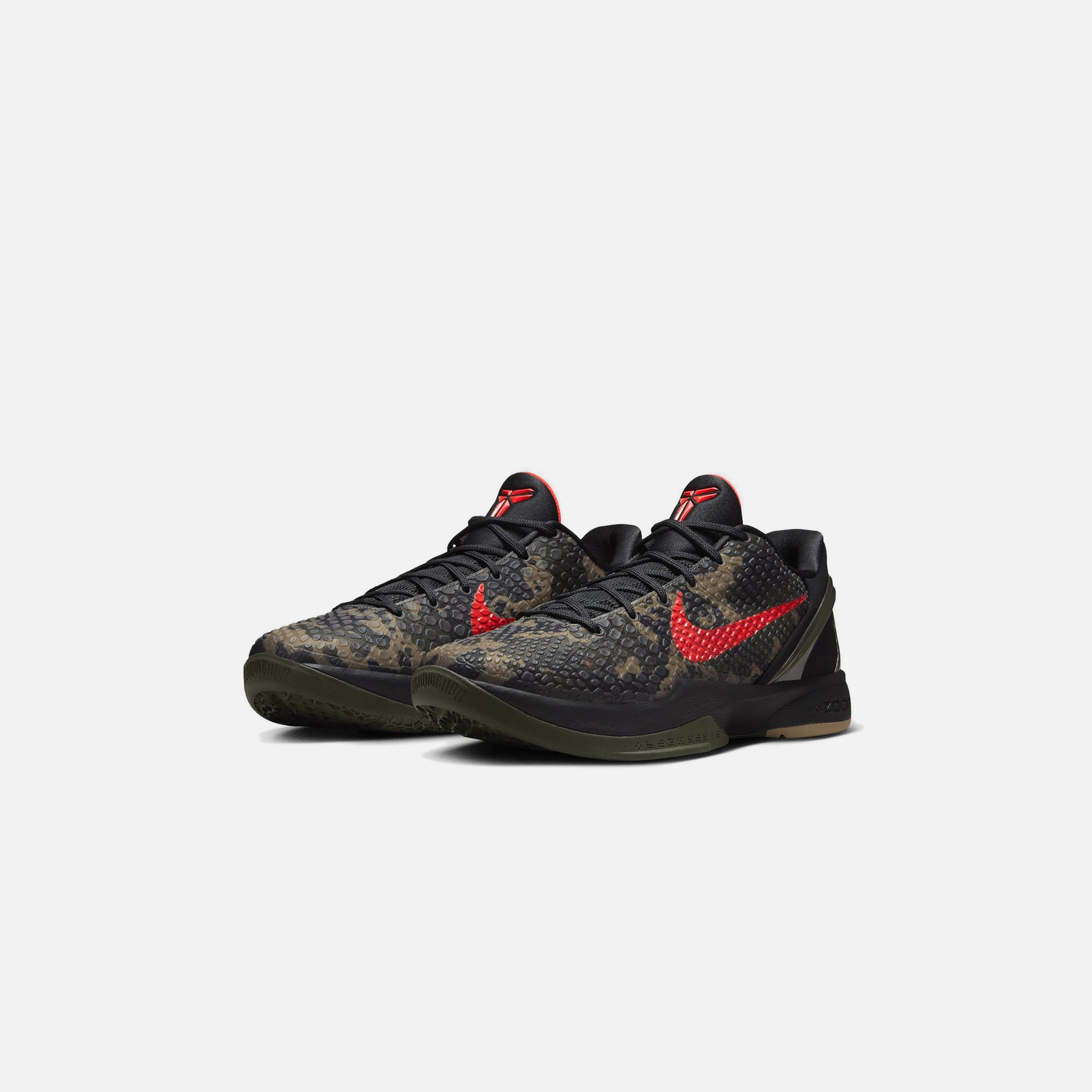 Nike GS Kobe 6 Protro - Black / Crimson Bog / Khaki