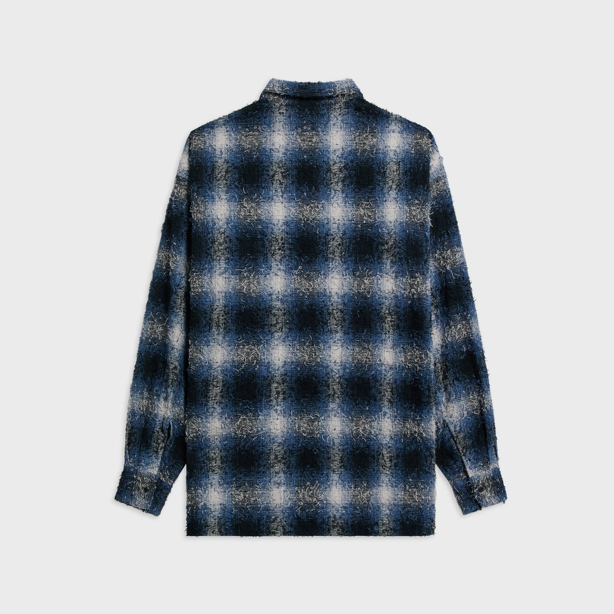 KOZABURO Boxy Fit Flap Pocket Shirt - Blue