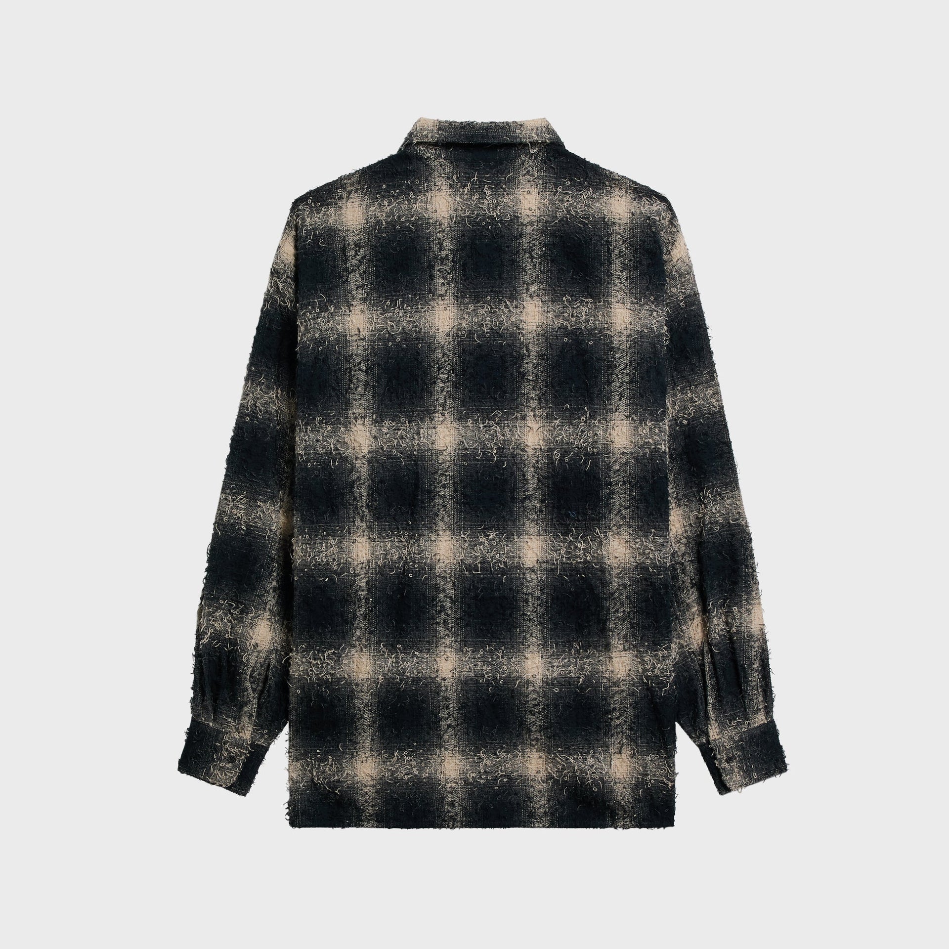 KOZABURO Boxy Fit Flap Pocket Shirt - Black
