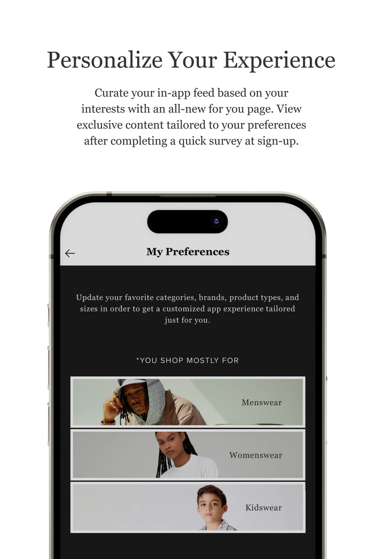 
        Personalize your experience. Curate your in-app feed based on your interests with an all-new for you page. View exclusive content tailored to your preferences after completing a quick survey at sign-up.
      

