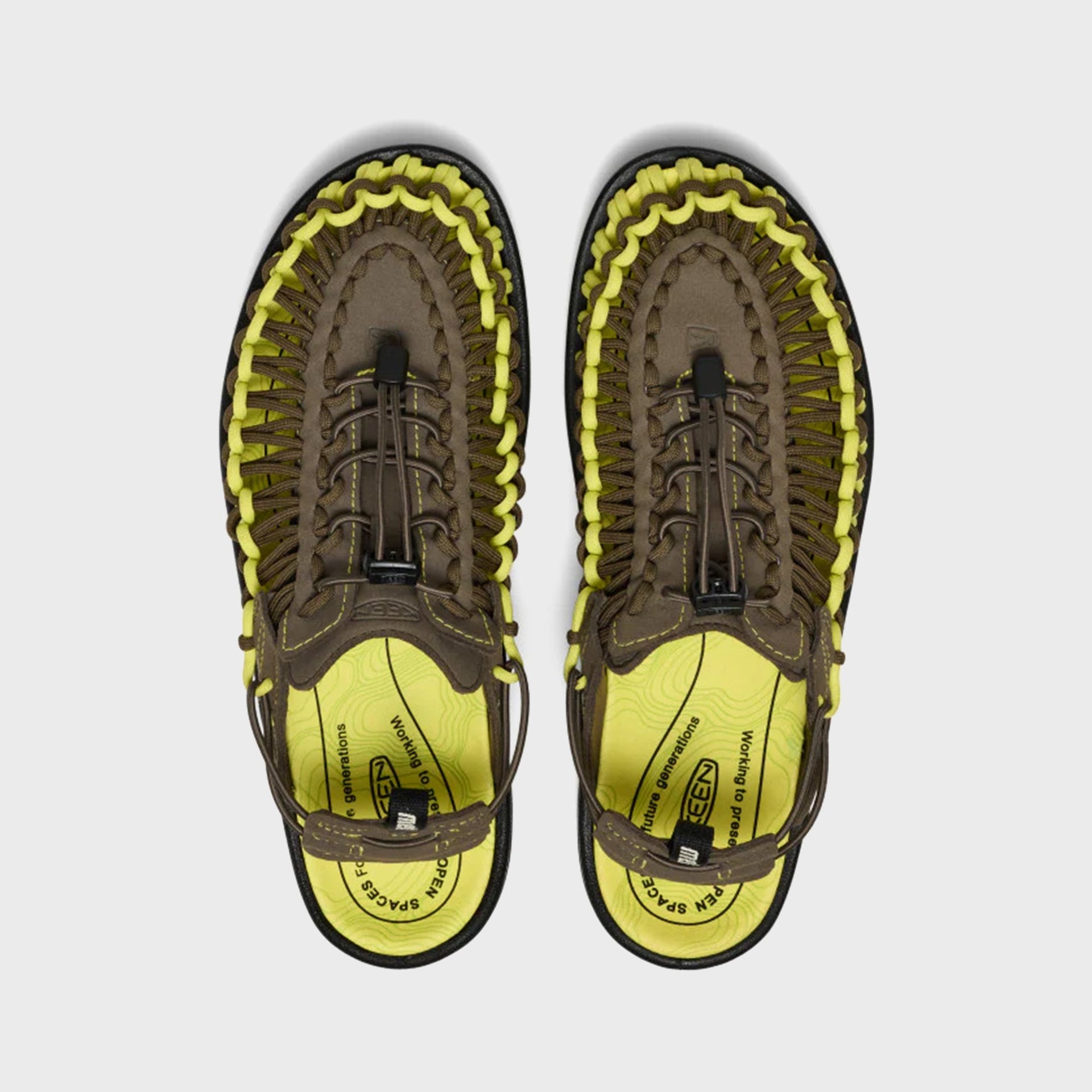 KEEN x Metalwood Studio UNEEK II Convertible - Limeade