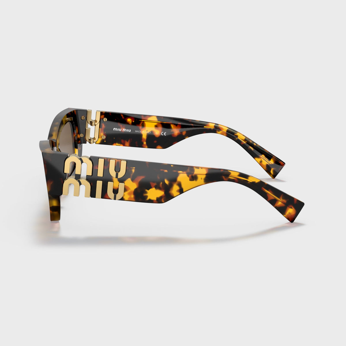 Miu Miu 0MU09WS Sunglasses - Honey Havana / Dark Brown