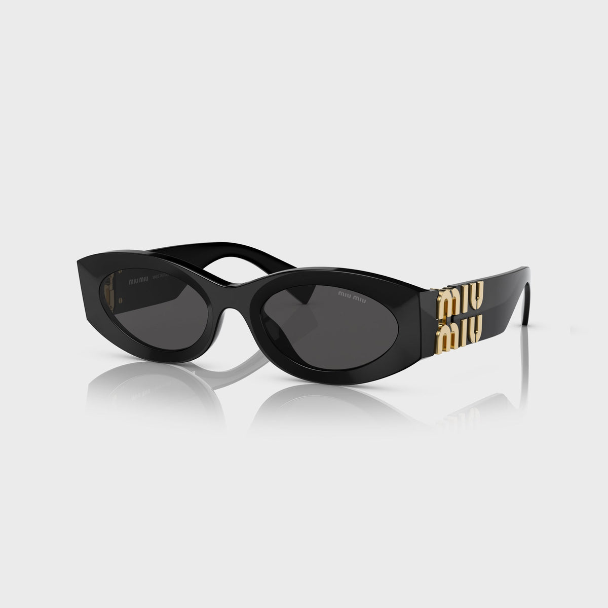 Miu Miu 0MU11WS Sunglasses - Black / Dark Grey