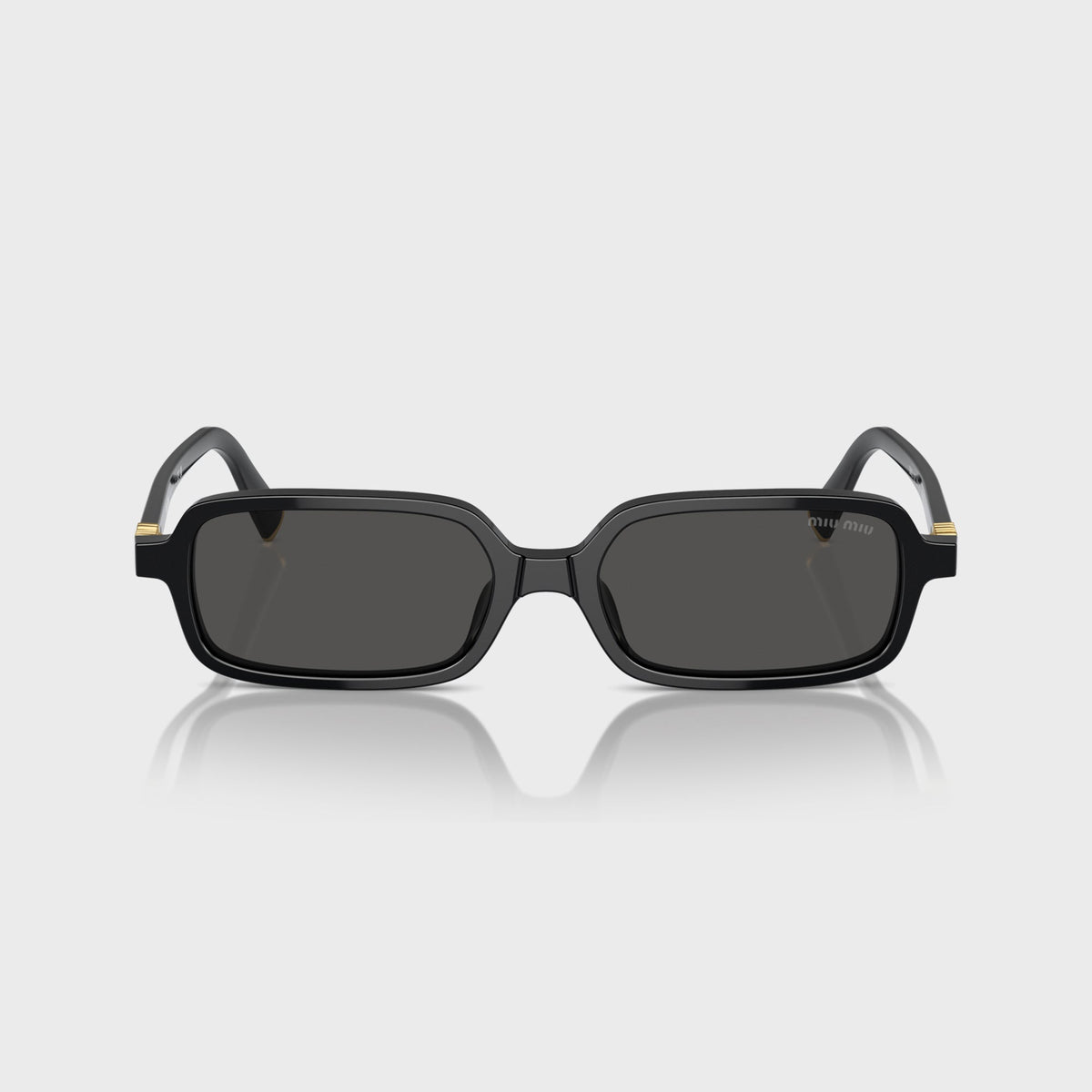 Miu Miu 0MU11ZS Sunglasses - Black / Dark Grey