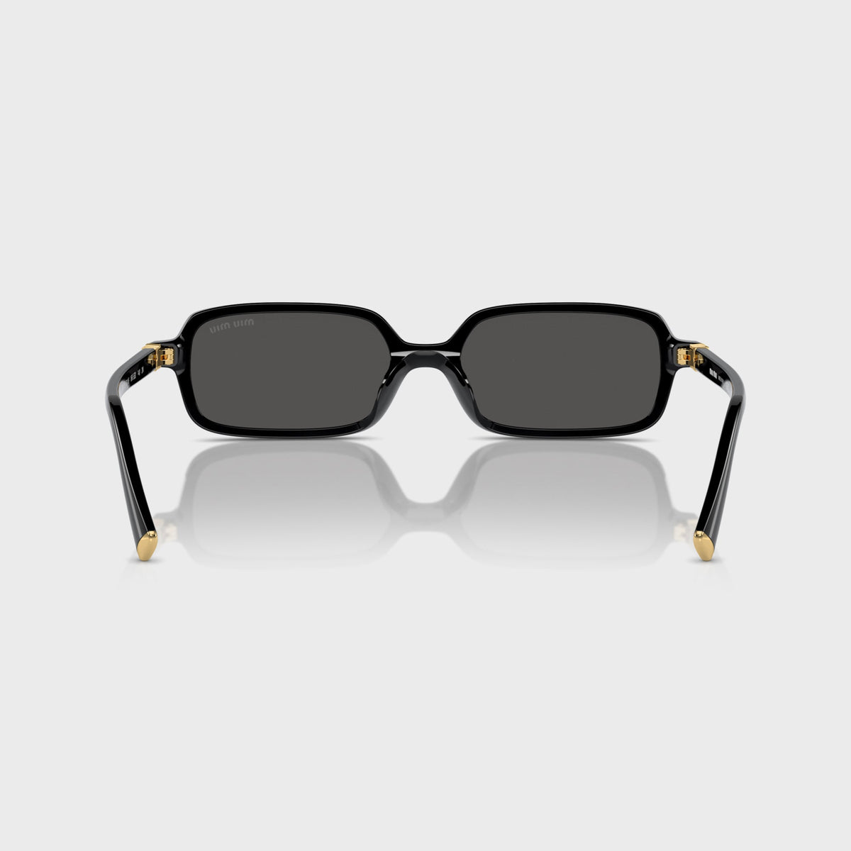 Miu Miu 0MU11ZS Sunglasses - Black / Dark Grey