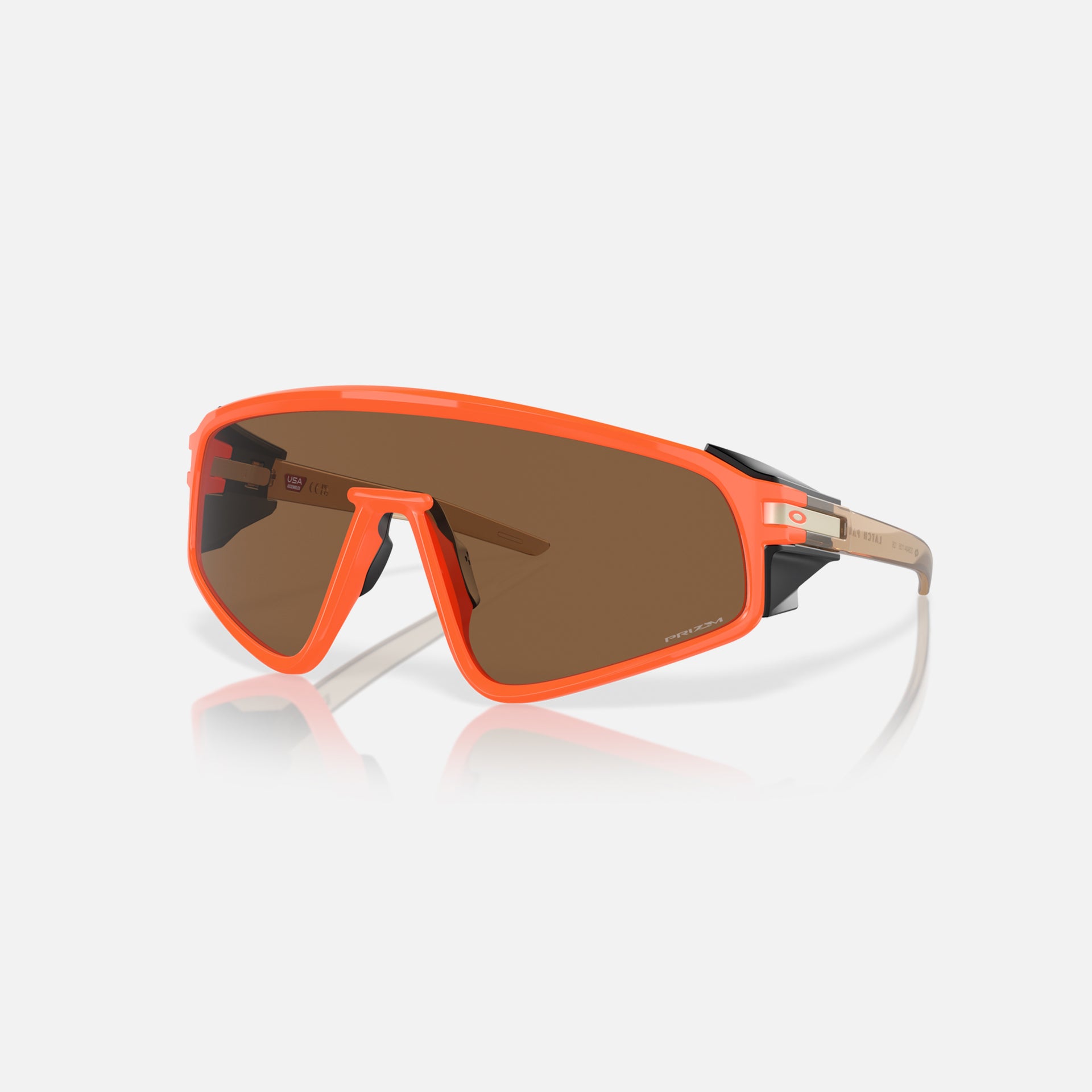 Oakley Latch Panel - Neon Orange / Sepia / Prizm Bronze