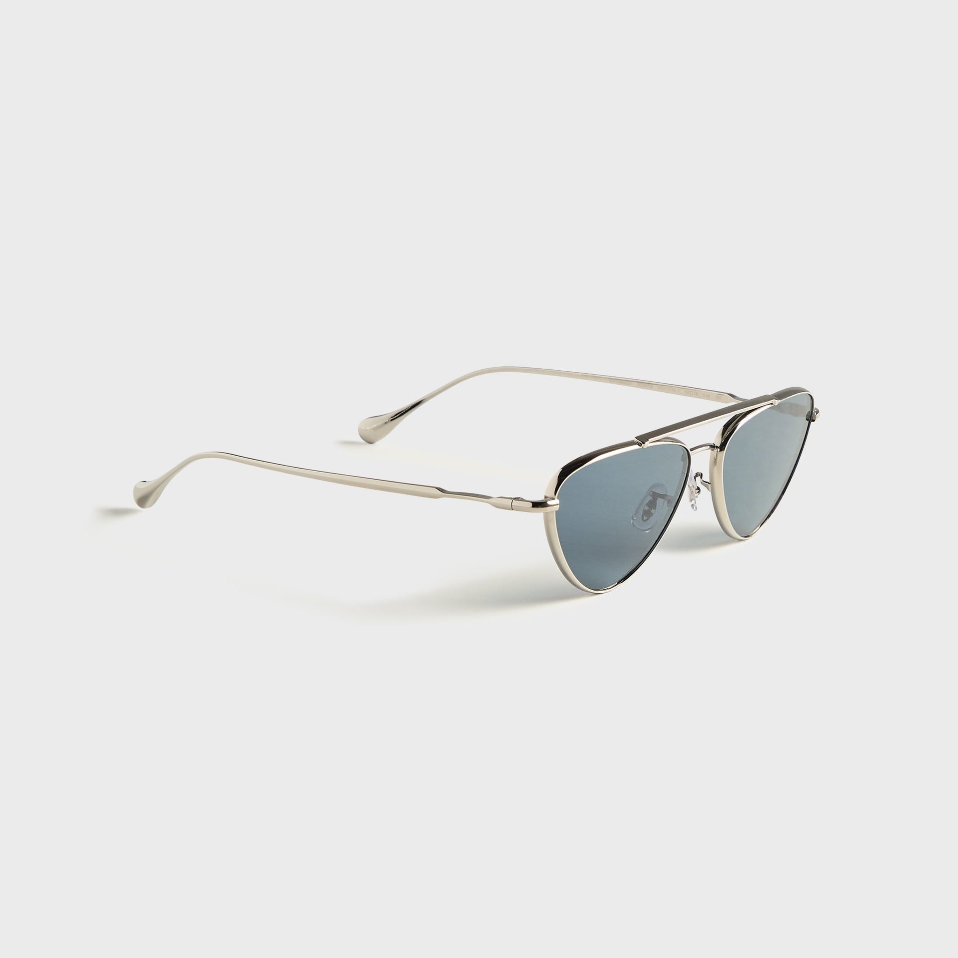 Oliver Peoples x Jil Sander 56 Edition 1 Sunglasses - Silver / Blue