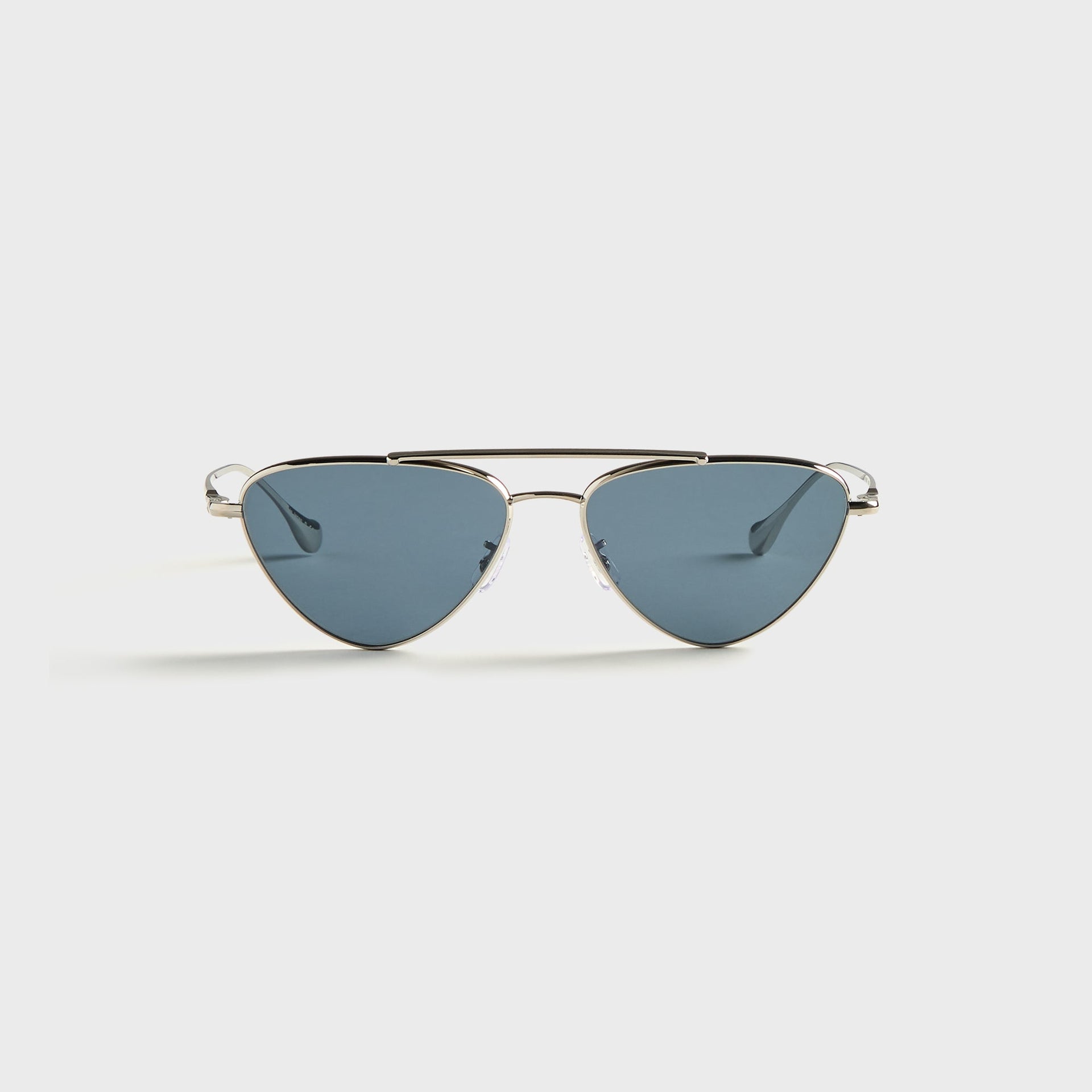 Oliver Peoples x Jil Sander 56 Edition 1 Sunglasses - Silver / Blue