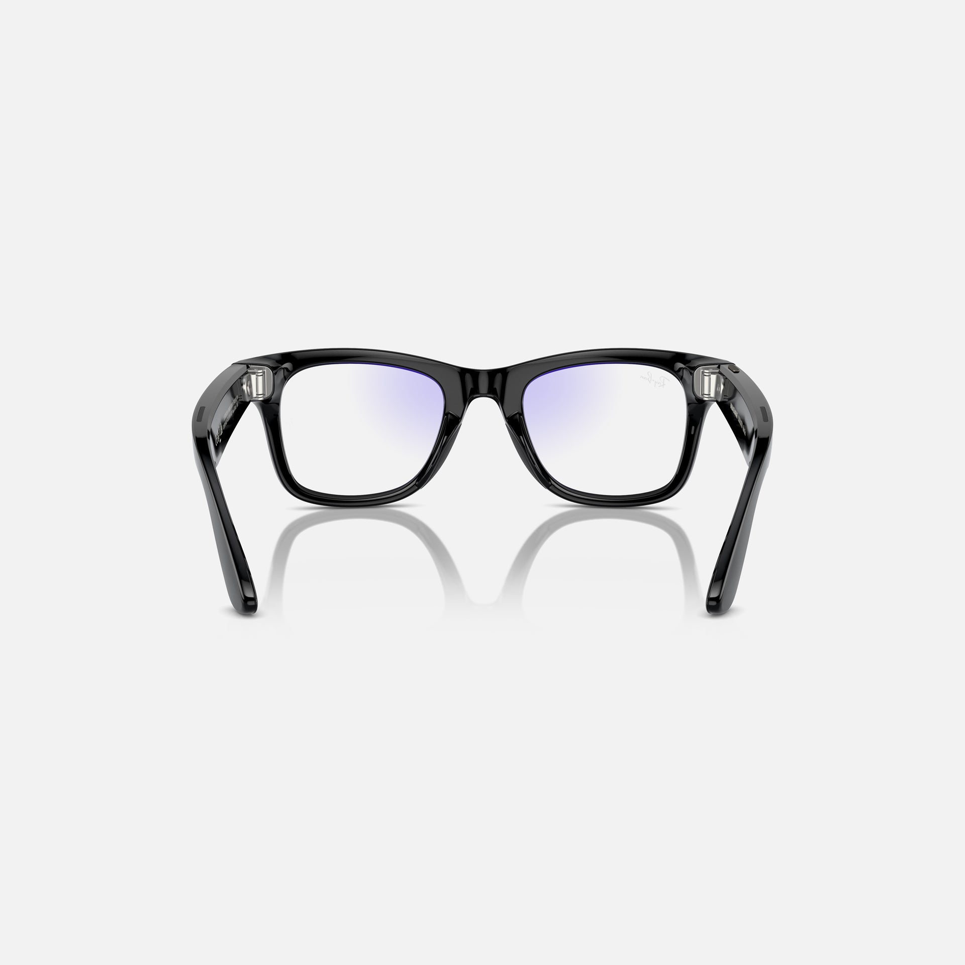 Ray Ban Meta Wayfarer - Shiny Black Clear