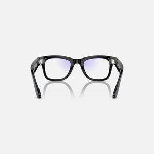 Ray Ban Meta Wayfarer - Shiny Black Clear