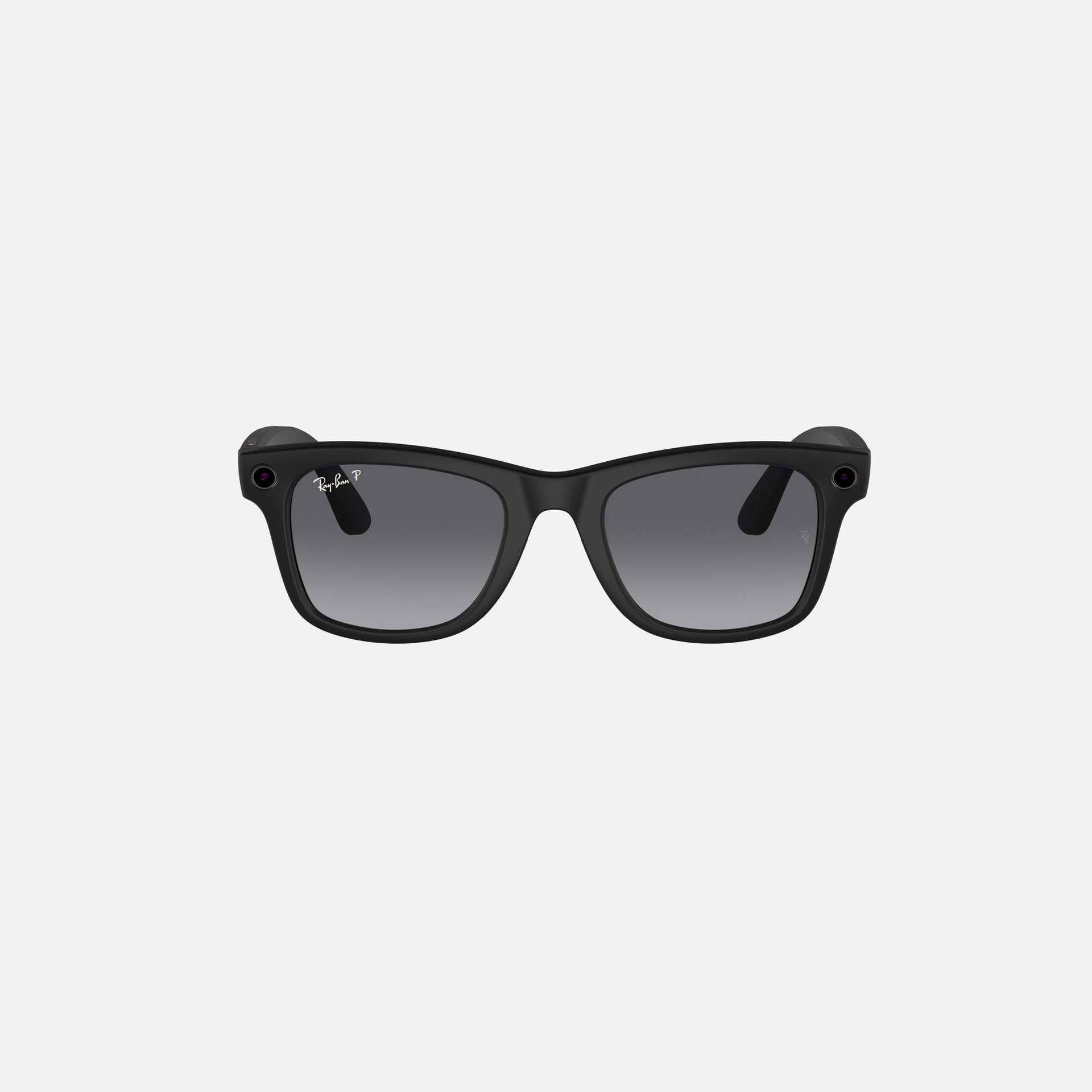 Ray Ban Meta Wayfarer - Matte Black Polar Gradient Graphite