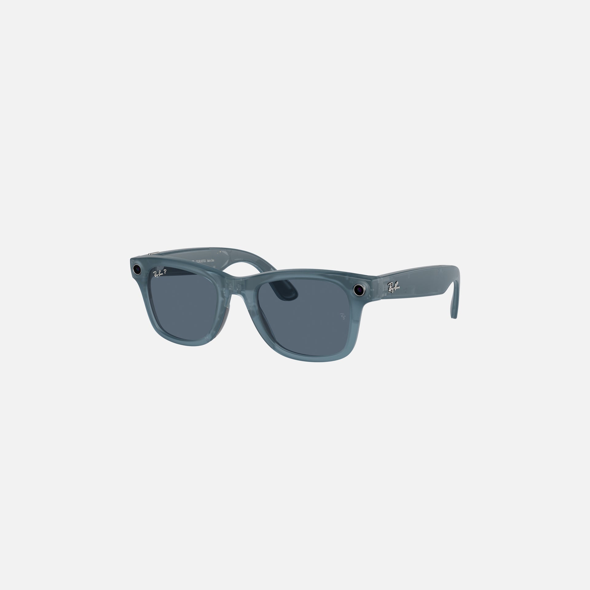 Ray Ban Meta Wayfarer - Matte Jeans Polar Dusty Blue