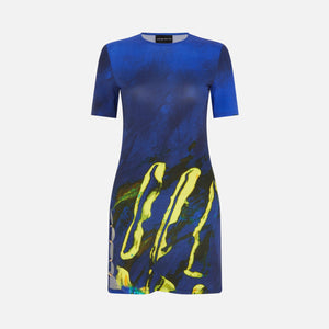 Louisa Ballou Double Ring Dress - Lapis