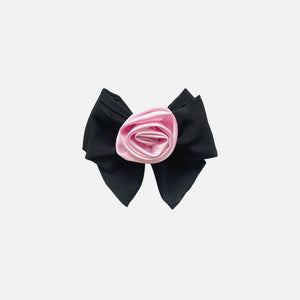 Sandy Liang Corsage Hair Bow - Pink