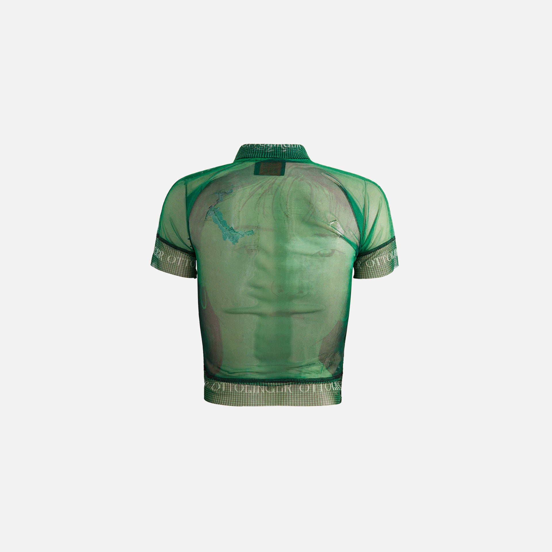 Ottolinger Mesh Polo Tee - Brook Print