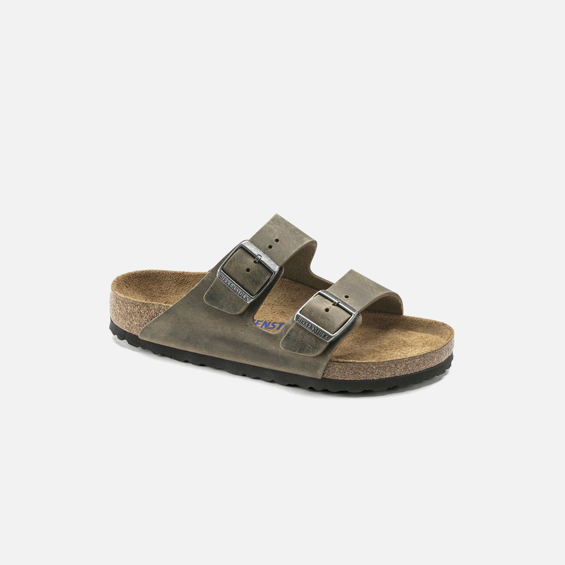 Birkenstock Arizona Soft Footbed - Oiled Leather / Faded Khaki