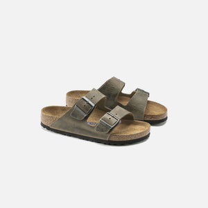 Birkenstock Arizona Soft Footbed - Oiled Leather / Faded Khaki