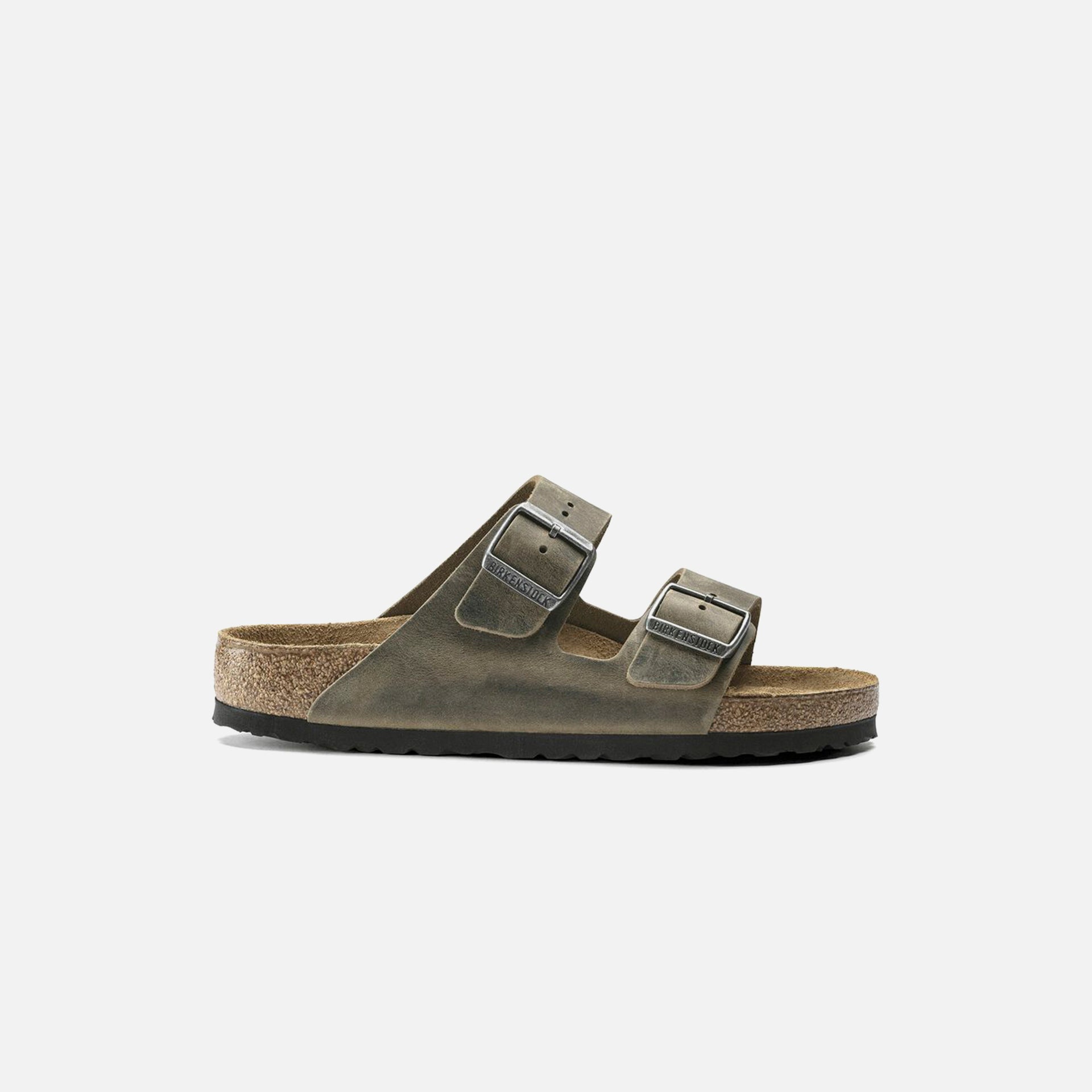 Birkenstock Arizona Soft Footbed - Oiled Leather / Faded Khaki