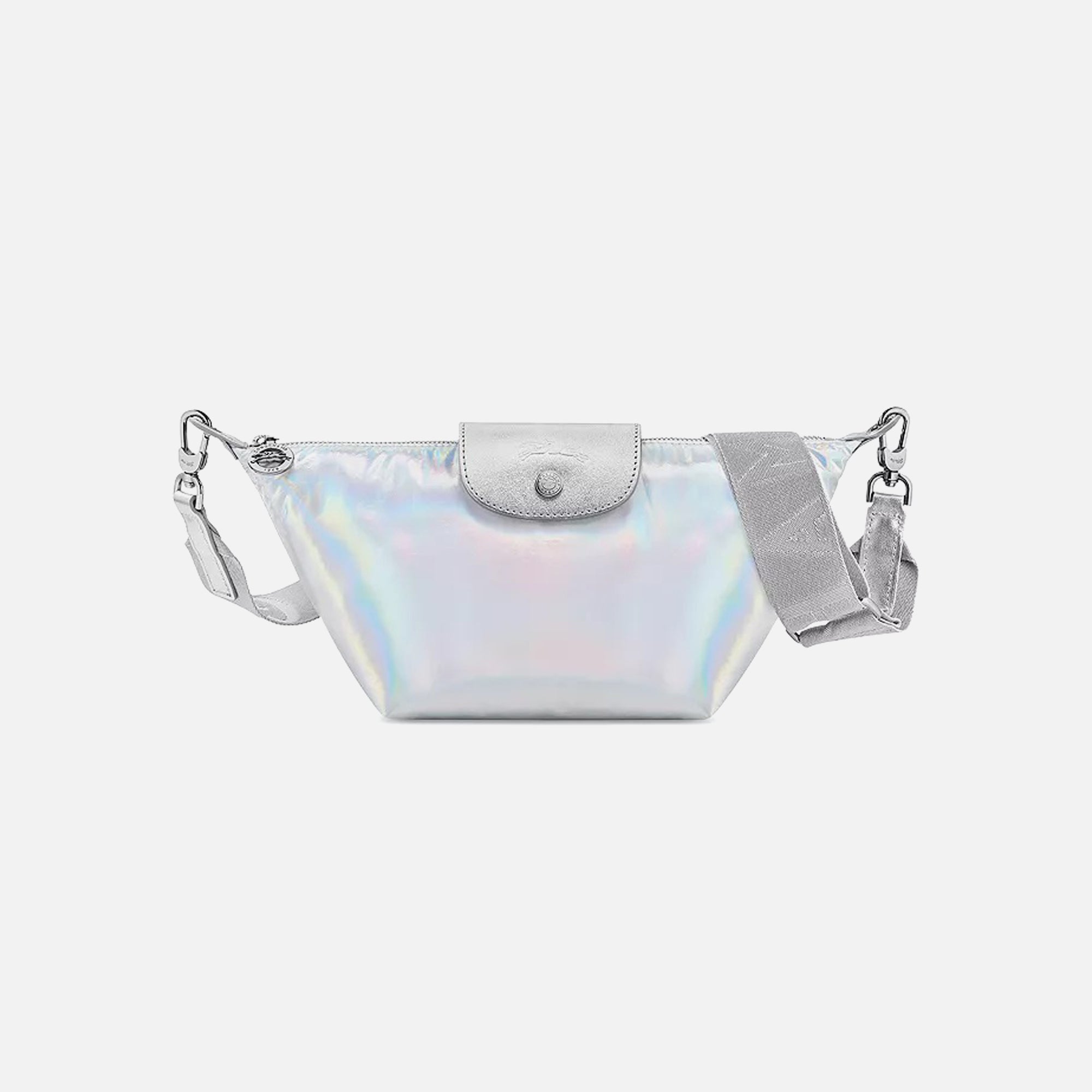 Longchamp Le Pliage Futuristic Crossbody - Silver – Kith