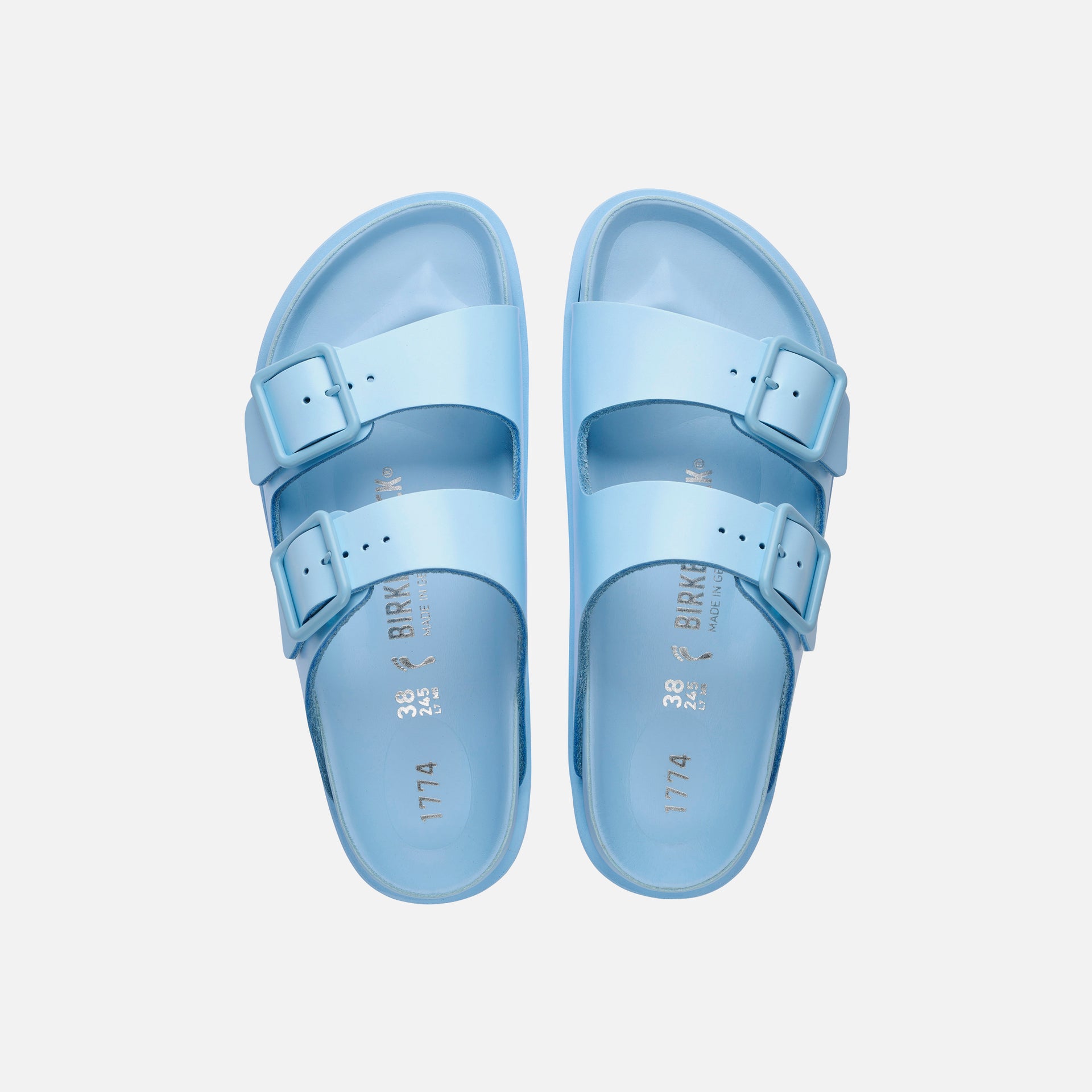 Birkenstock 1774 Arizona Smooth Leather - Powder Blue