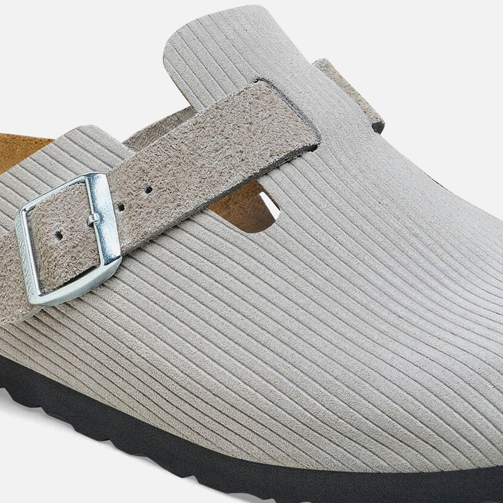 Birkenstock Boston Corduroy - Stone Coin