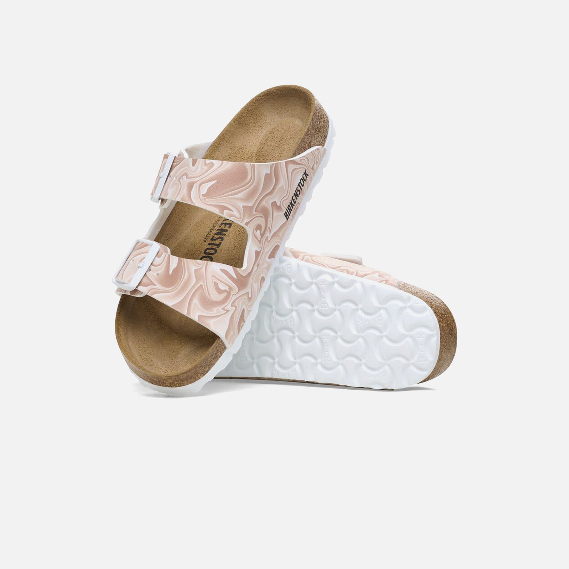 Birkenstock Arizona Birko-Flor - Marble / New Beige