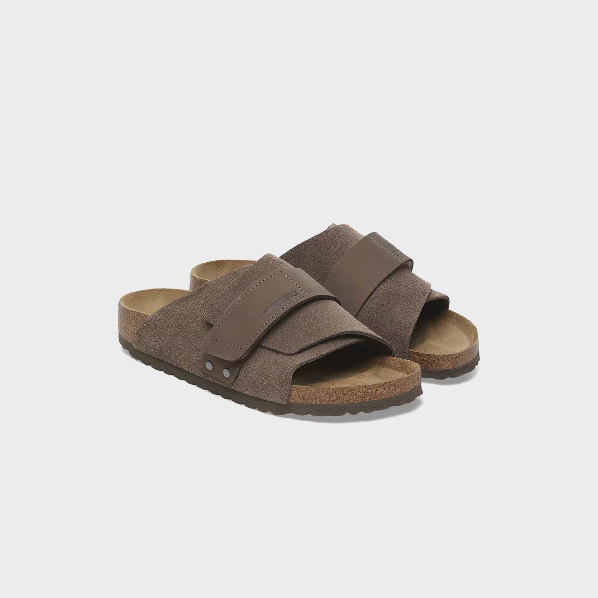 Birkenstock Kyoto Suede Nubuck - Concrete Gray